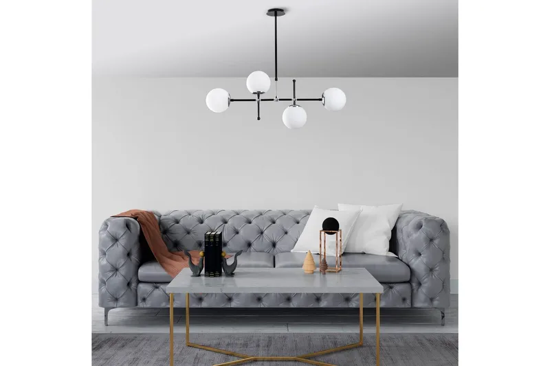 Taklampe Min legende svart / hvit - Svart/Hvit - Belysning - Innendørsbelysning & Lamper - Vinduslampe