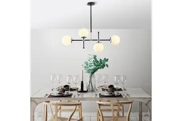 Taklampe Min legende svart / hvit - Svart/Hvit - Belysning - Innendørsbelysning & Lamper - Vinduslampe