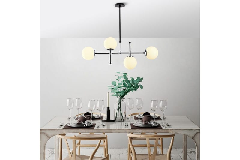 Taklampe Min legende svart / hvit - Svart/Hvit - Belysning - Innendørsbelysning & Lamper - Vinduslampe