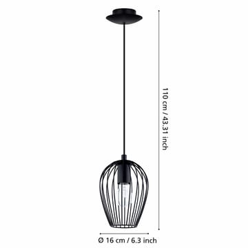 Taklampe Newtown - 160 mm - Belysning - Innendørsbelysning & Lamper - Vinduslampe