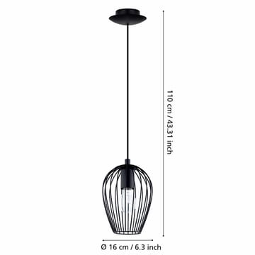 Taklampe Newtown - 160 mm - Belysning - Innendørsbelysning & Lamper - Vinduslampe
