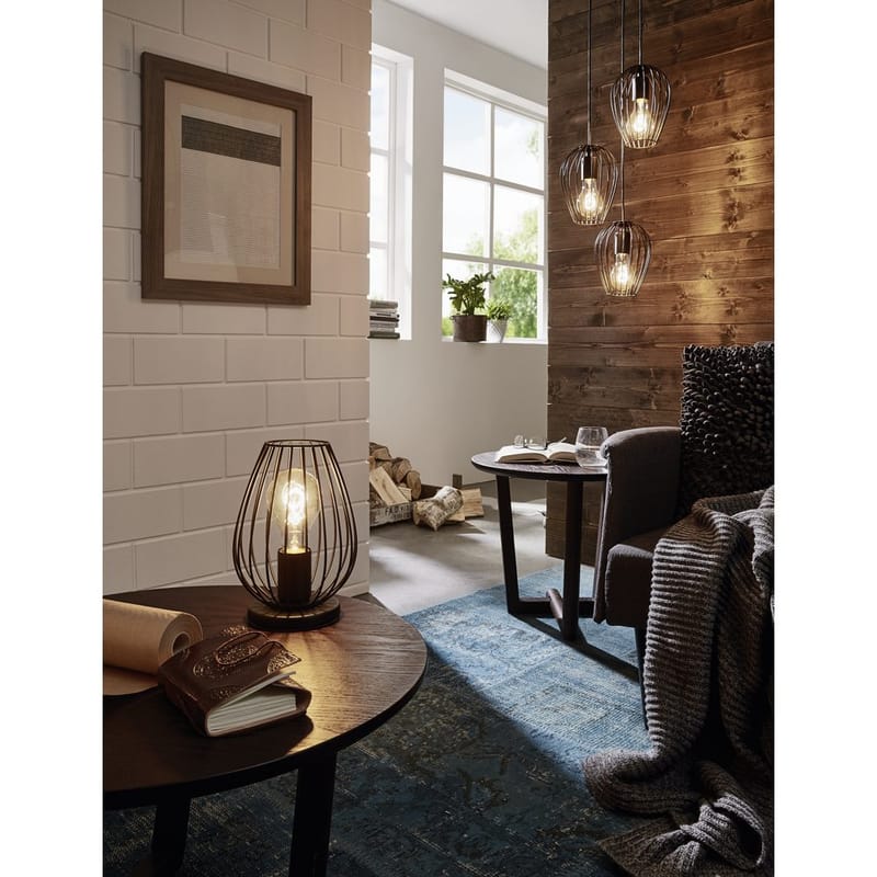 Taklampe Newtown rund med 3 lamper - 38 cm - Belysning - Innendørsbelysning & Lamper - Vinduslampe