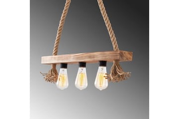 Taklampe Nira Tre (60 x 9 cm) - Lysfarget tre - Belysning - Innendørsbelysning & Lamper - Vinduslampe