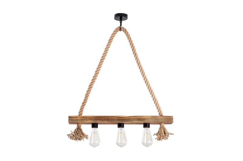 Taklampe Nira Tre (60 x 9 cm), Lysfarget tre
