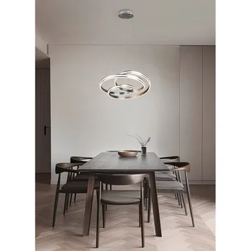 Taklampe Nuria - Børstet stål - Belysning - Innendørsbelysning & Lamper - Vinduslampe