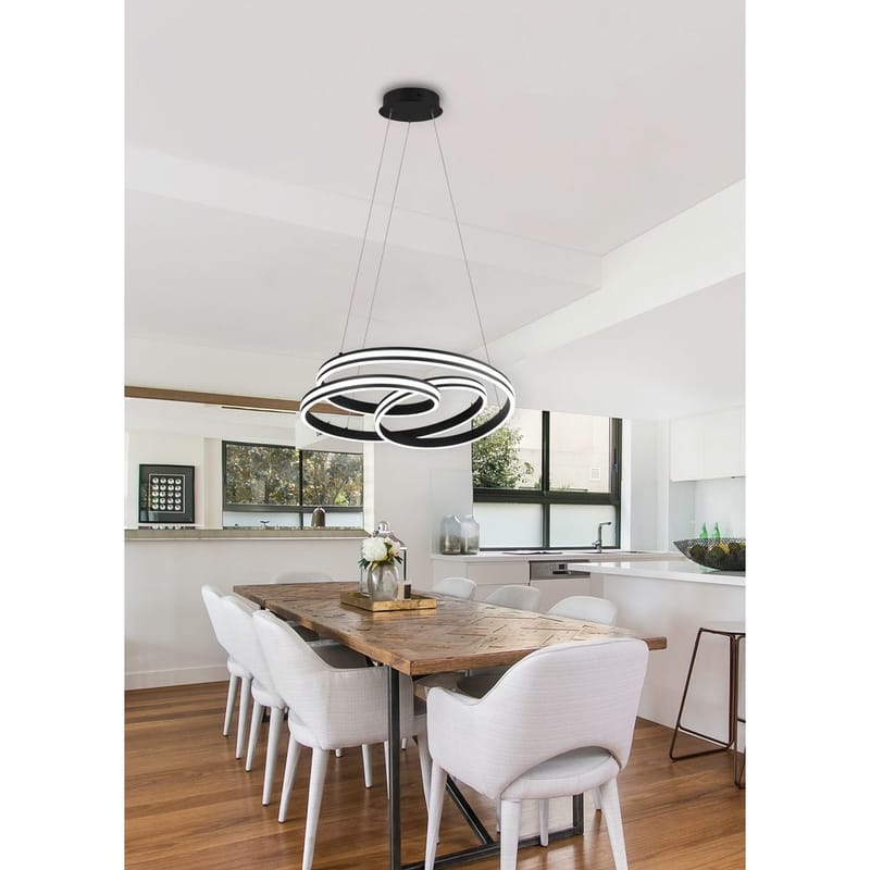 Taklampe Nuria - Matt svart - Belysning - Innendørsbelysning & Lamper - Vinduslampe