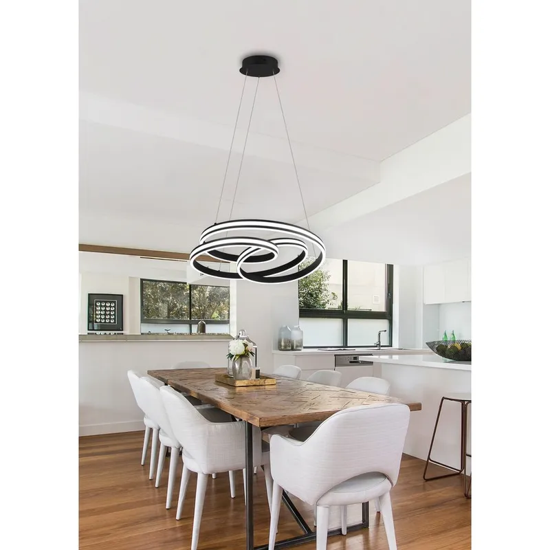 Taklampe Nuria - Matt svart - Belysning - Innendørsbelysning & Lamper - Vinduslampe