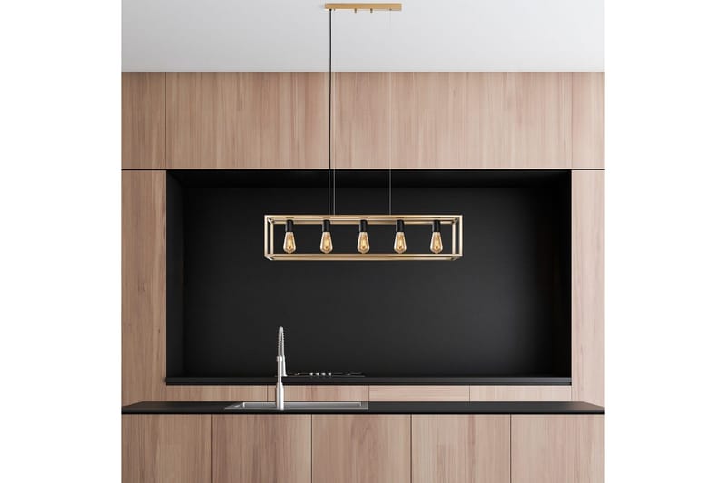 Taklampe Orika Horisontal Gull - Gull - Belysning - Innendørsbelysning & Lamper - Vinduslampe