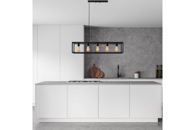 Taklampe Orika Horisontal Svart - Svart - Belysning - Innendørsbelysning & Lamper - Vinduslampe