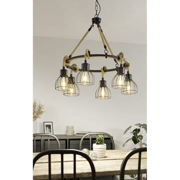 Taklampe Rampside Rund med 6 Lamper - 76 cm - Belysning - Innendørsbelysning & Lamper - Vinduslampe