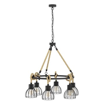 Taklampe Rampside Rund med 6 Lamper - 76 cm - Belysning - Innendørsbelysning & Lamper - Vinduslampe