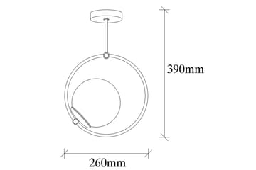 Taklampe Rate 13 svart - Svart - Belysning - Innendørsbelysning & Lamper - Vinduslampe
