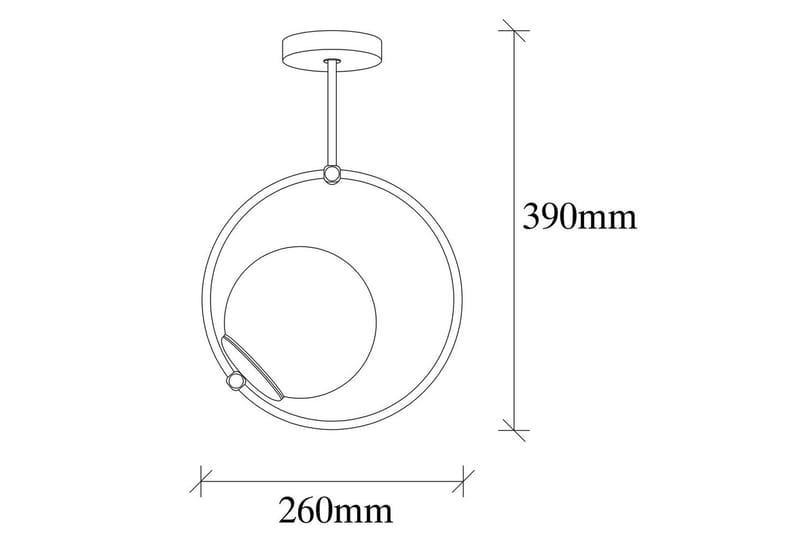 Taklampe Rate 13 svart - Svart - Belysning - Innendørsbelysning & Lamper - Vinduslampe