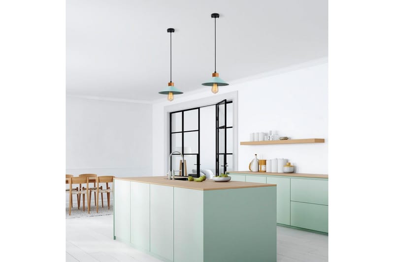 Taklampe Rate 3 Blå - Blå - Belysning - Innendørsbelysning & Lamper - Vinduslampe