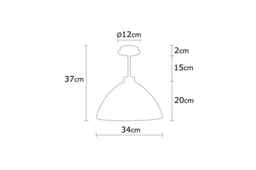 Taklampe Ratiman Gull - Gull - Belysning - Innendørsbelysning & Lamper - Vinduslampe