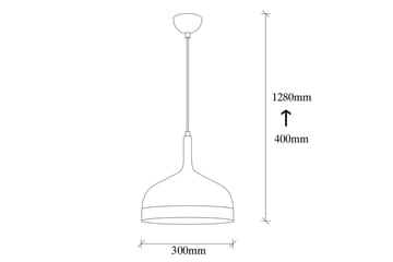Taklampe Revan Svart / Gull - Gull/Svart - Belysning - Innendørsbelysning & Lamper - Vinduslampe
