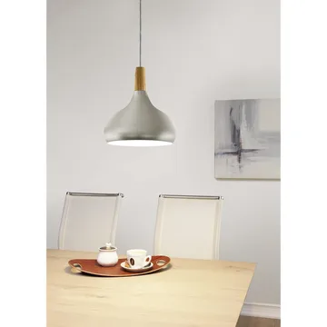 Taklampe Sabinar - Børstet sølv/brun, 280 mm - Belysning - Innendørsbelysning & Lamper - Vinduslampe