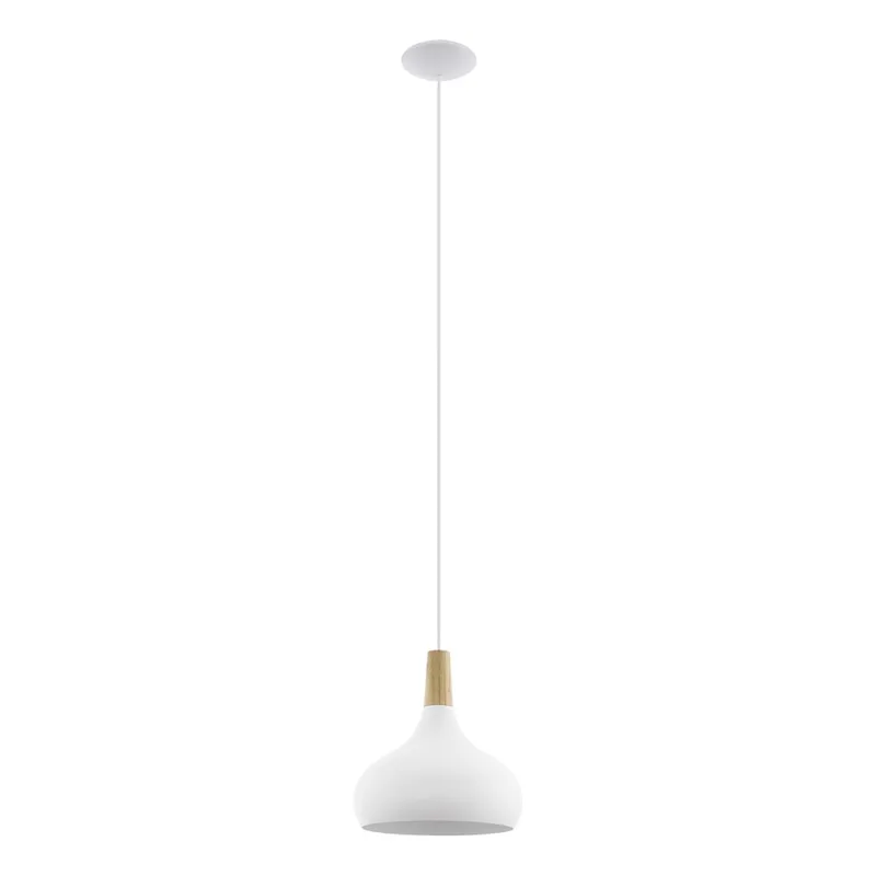 Taklampe Sabinar, Hvit/Brun, 280 mm