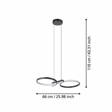 Taklampe Serpins - 30 cm - Belysning - Innendørsbelysning & Lamper - Vinduslampe