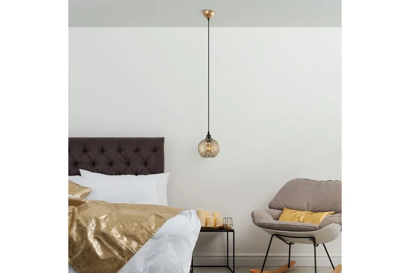 Taklampe Silen Gull - Diameter: 17 cm - Belysning - Innendørsbelysning & Lamper - Vinduslampe