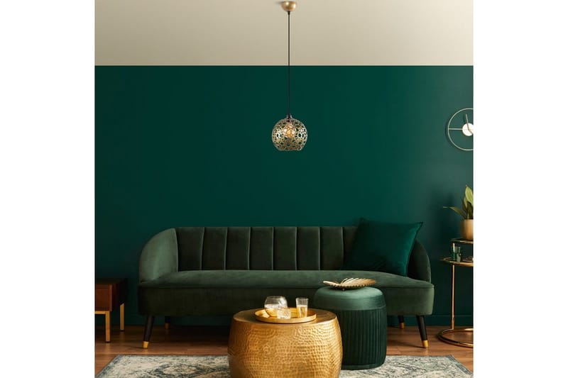 Taklampe Silen Gull - Diameter: 25 cm - Belysning - Innendørsbelysning & Lamper - Vinduslampe