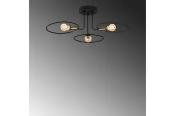 Taklampe Sirkel Svart - Svart - Belysning - Innendørsbelysning & Lamper - Vinduslampe