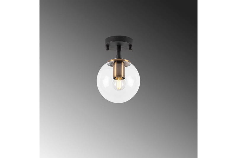 Taklampe Sone Svart / Antikk / Gjennomsiktig - Svart / Antikk / Gjennomsiktig - Belysning - Innendørsbelysning & Lamper - Vinduslampe