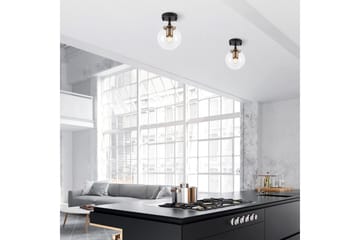 Taklampe Sone Svart / Antikk / Gjennomsiktig - Svart / Antikk / Gjennomsiktig - Belysning - Innendørsbelysning & Lamper - Vinduslampe