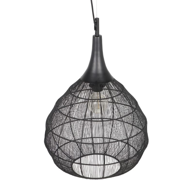 Taklampe Soraya - 42 cm, Matt svart - Belysning - Innendørsbelysning & Lamper - Vinduslampe
