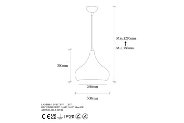 Taklampe Sorna Enkelt Flerfarget - Multifarget - Belysning - Innendørsbelysning & Lamper - Vinduslampe