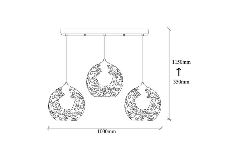 Taklampe Sourab Masafumie Svart Tre Stikkontakt - Tre Stikkontakt - Belysning - Innendørsbelysning & Lamper - Vinduslampe