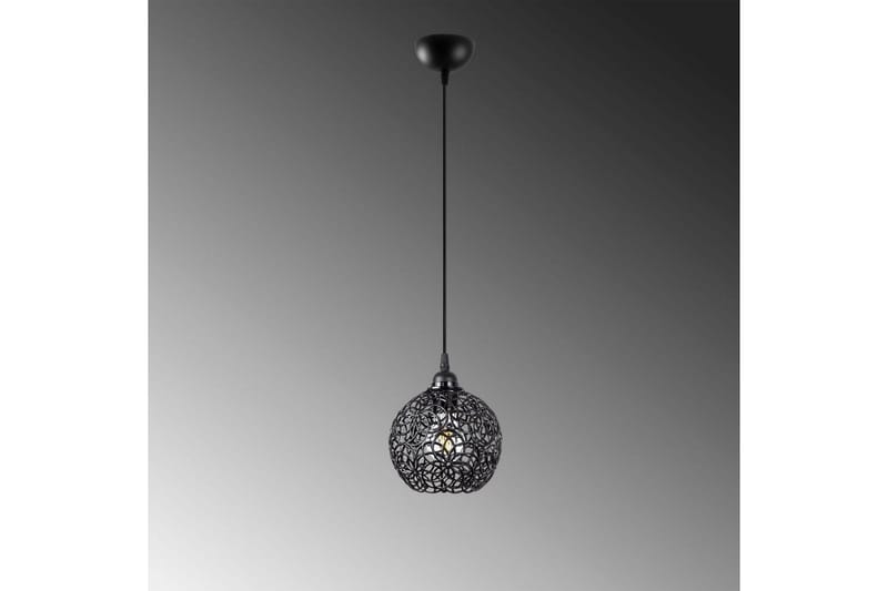 Taklampe Souvik Svart - 17 x 17 x 118 cm - Belysning - Innendørsbelysning & Lamper - Vinduslampe