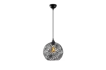 Taklampe Souvik Svart - 25 x 25 x 126 cm - Belysning - Innendørsbelysning & Lamper - Vinduslampe