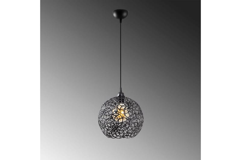 Taklampe Souvik Svart - 25 x 25 x 126 cm - Belysning - Innendørsbelysning & Lamper - Vinduslampe
