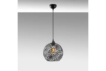 Taklampe Souvik Svart - 25 x 25 x 126 cm - Belysning - Innendørsbelysning & Lamper - Vinduslampe