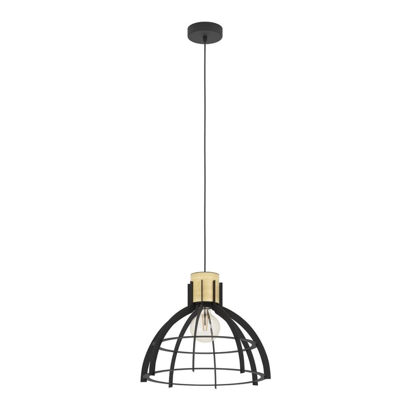 Taklampe Stillington, Svart/Finer