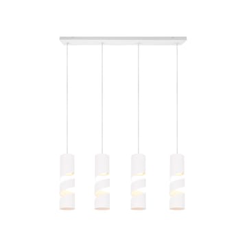 Taklampe Stream - 4 lamper, Matt hvit - Belysning - Innendørsbelysning & Lamper - Vinduslampe