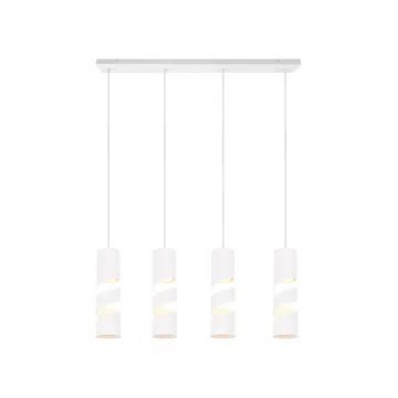 Taklampe Stream - 4 lamper, Matt hvit - Belysning - Innendørsbelysning & Lamper - Vinduslampe