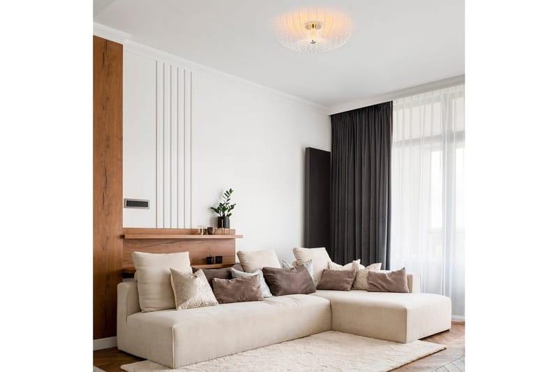 Taklampe Subbersta Hvit - Diameter: 56 cm - Belysning - Innendørsbelysning & Lamper - Vinduslampe