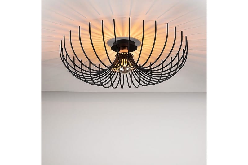 Taklampe Subbersta Svart - Diameter: 56 cm - Belysning - Innendørsbelysning & Lamper - Vinduslampe