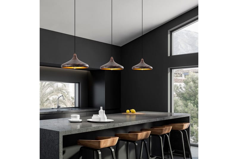 Taklampe Subesh Mørk Antikk - Mørk Antikk - Belysning - Innendørsbelysning & Lamper - Vinduslampe