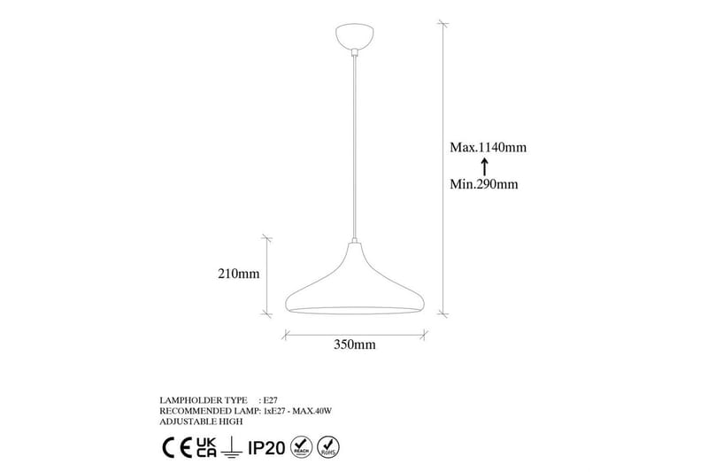 Taklampe Subesh Patina - Patina - Belysning - Innendørsbelysning & Lamper - Vinduslampe