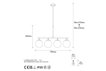 Taklampe Subin Vintage - Kobber - Belysning - Innendørsbelysning & Lamper - Vinduslampe