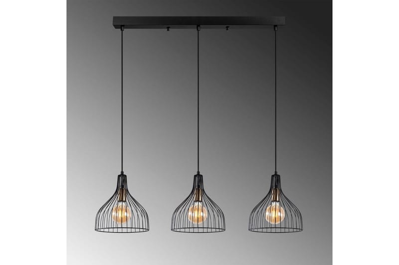 Taklampe Talnor Horizontal Three - Bronse/Svart - Belysning - Innendørsbelysning & Lamper - Vinduslampe