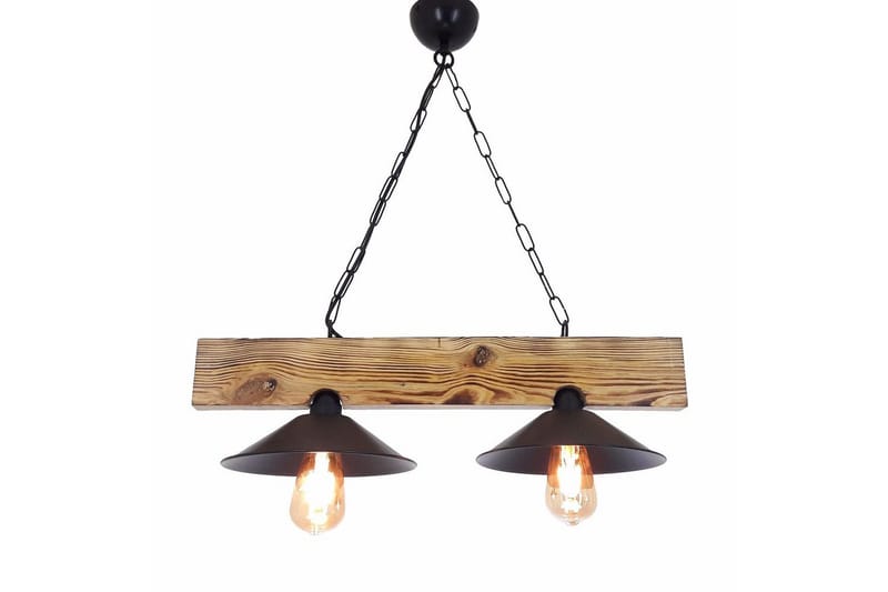 Taklampe Talwyn Valnøtt / Svart - Taupe/Svart - Belysning - Innendørsbelysning & Lamper - Vinduslampe