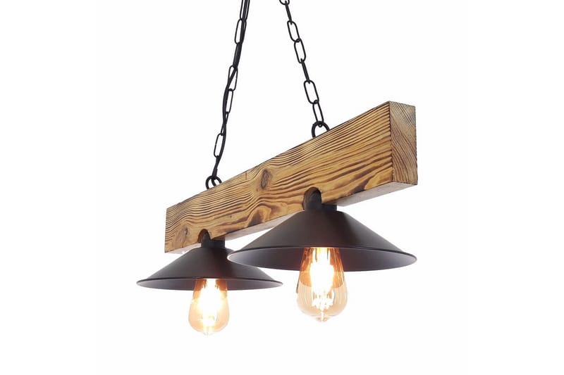 Taklampe Talwyn Valnøtt / Svart - Taupe/Svart - Belysning - Innendørsbelysning & Lamper - Vinduslampe