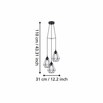 Taklampe Tarbes - 31 cm - Belysning - Innendørsbelysning & Lamper - Vinduslampe