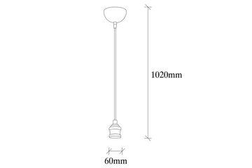 Taklampe Vessari Vintage - Multifarget - Belysning - Innendørsbelysning & Lamper - Vinduslampe