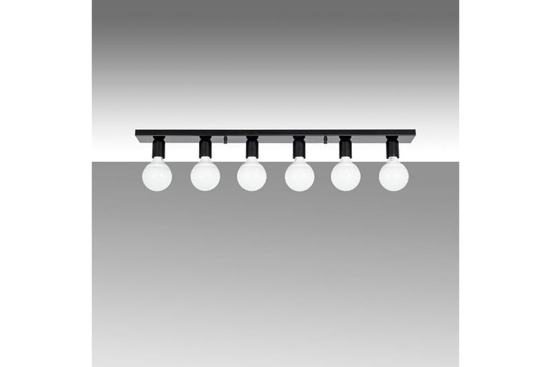 Taklampe Wostra Stor Svart / Hvit - Svart / Hvit - Belysning - Innendørsbelysning & Lamper - Vinduslampe