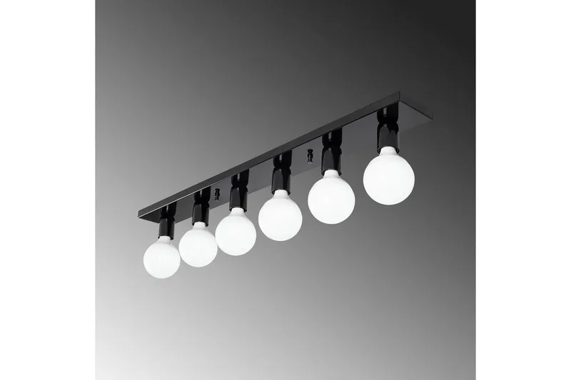 Taklampe Wostra Stor Svart / Hvit - Svart / Hvit - Belysning - Innendørsbelysning & Lamper - Vinduslampe